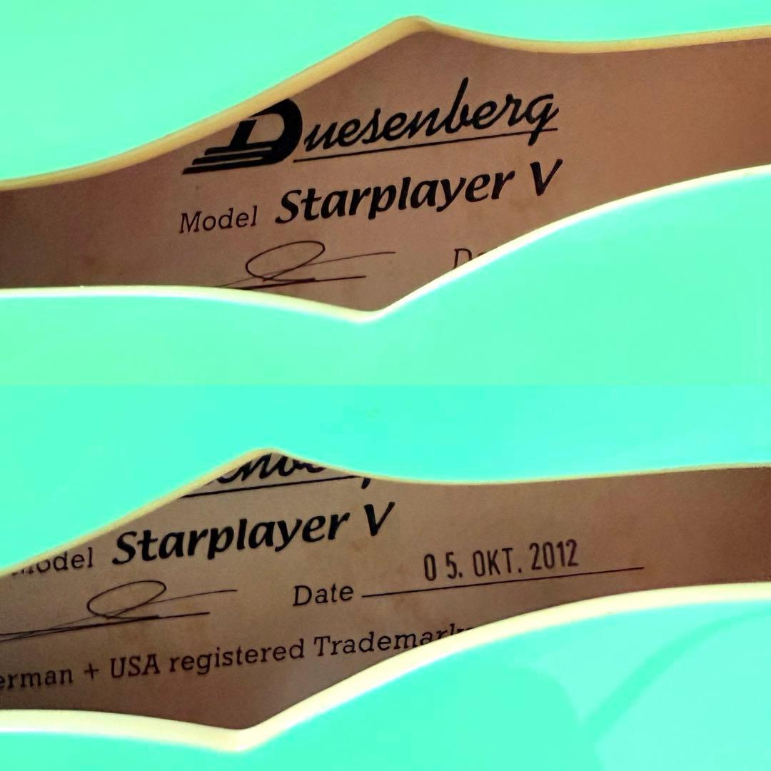 【希少】Duesenberg Starplayer V エレキギター