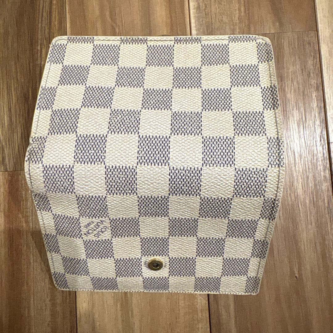 ユ*ィ様 ルイ・ヴィトン ポルトフォイユ ヴィエノワ 二つ折り財布 ダミエアズー