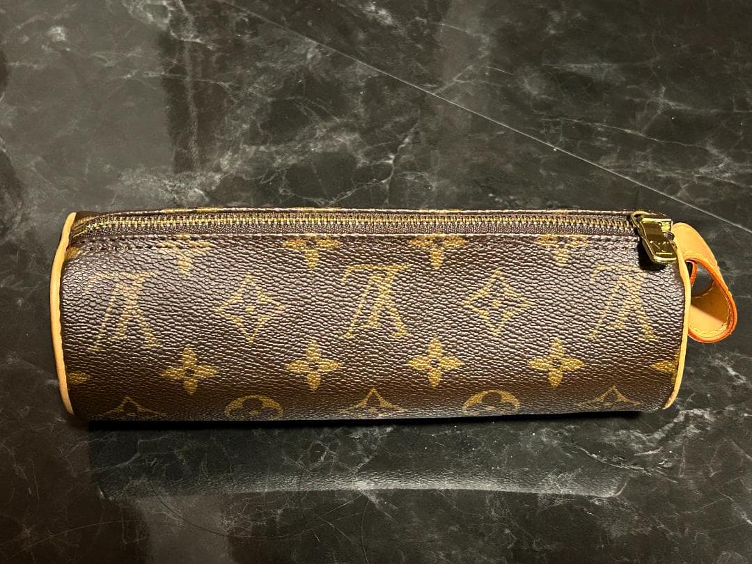 LOUISVUITTON ルイヴィトン 小物入れ ペンケース レザー モノグラム