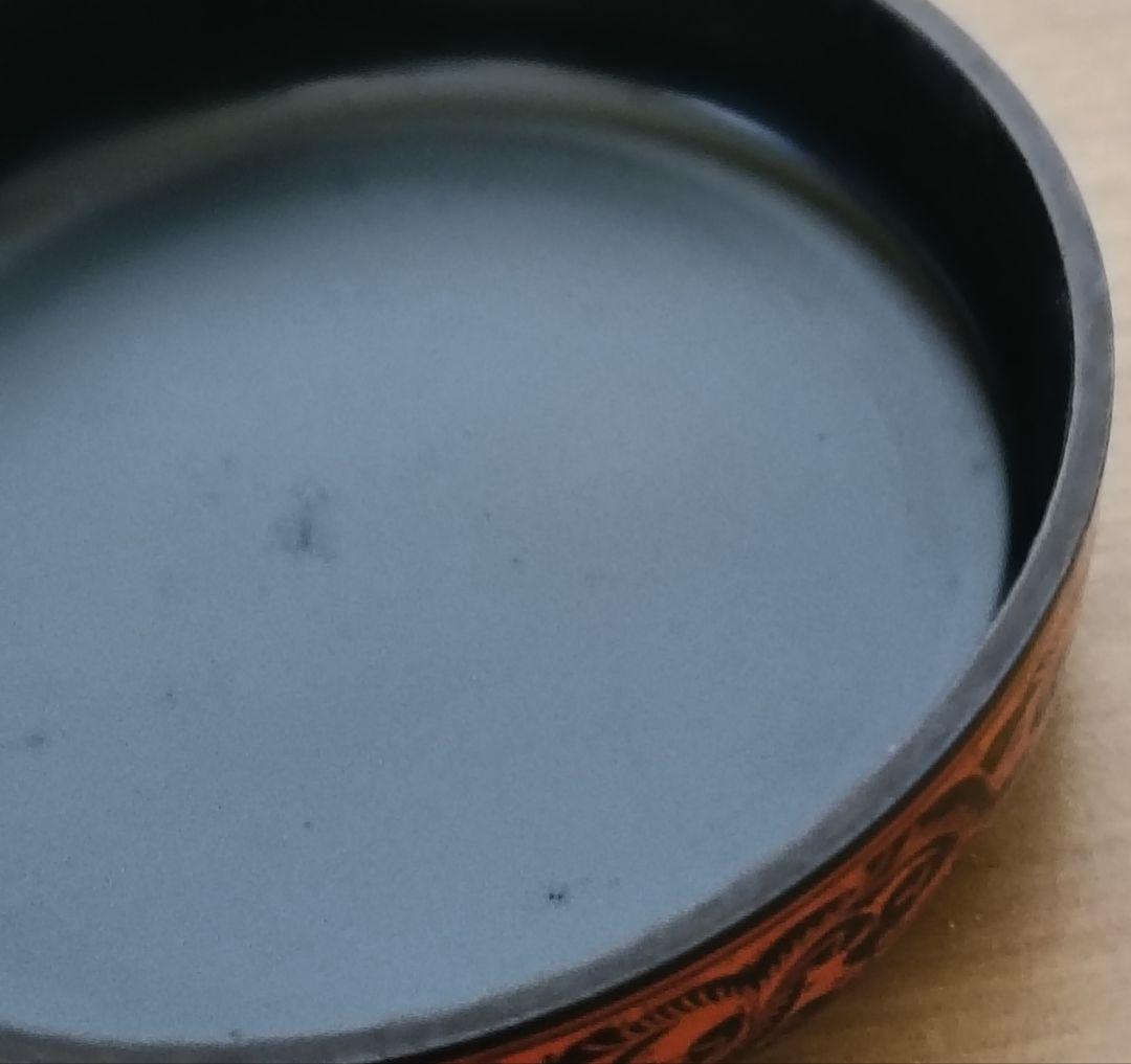 富山昇斎作 蒟醤塗 棗　共箱ウコン布付　　茶道具