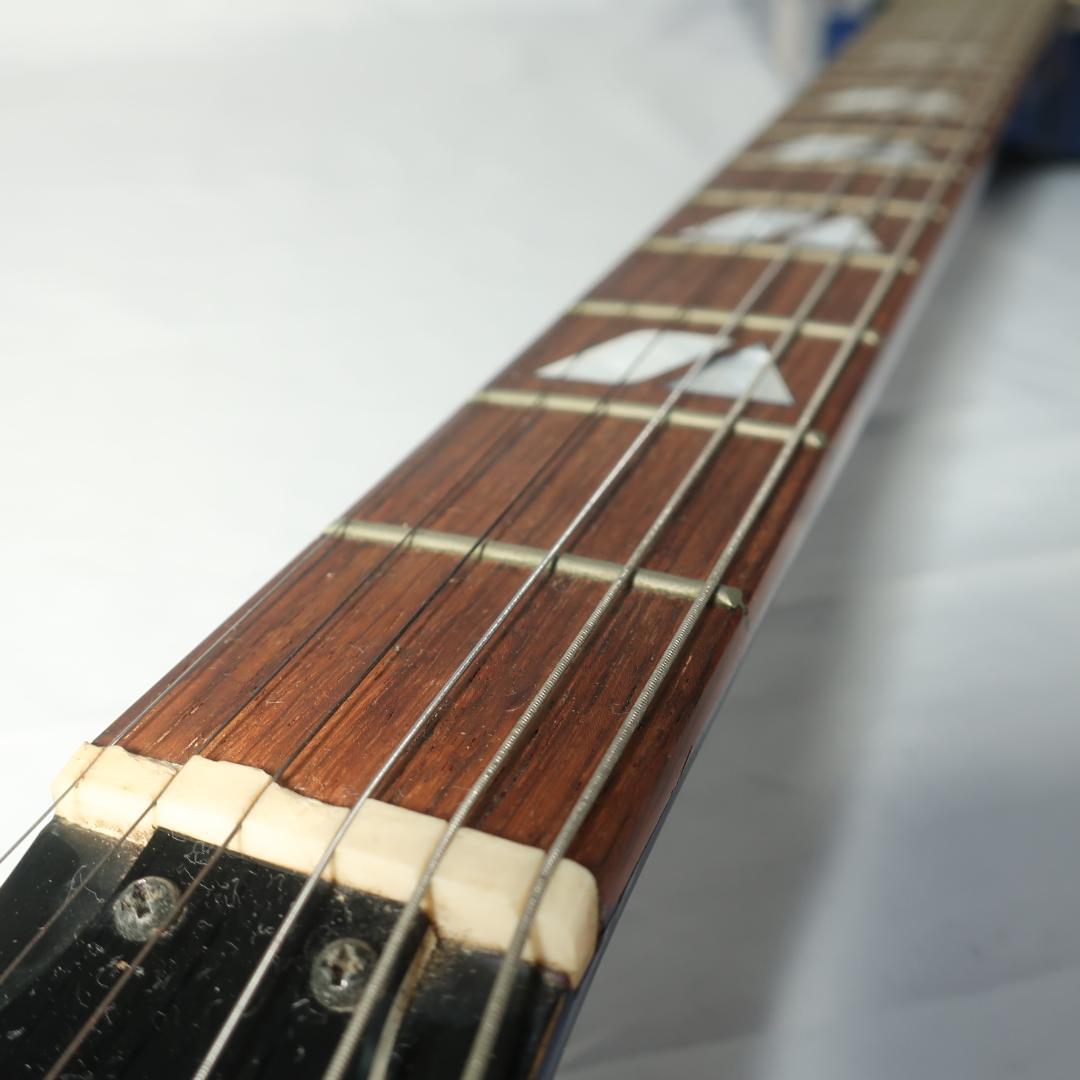 ヒ*デ様 Burny フライングV エレキギター ブルー GOTOHペグ装備