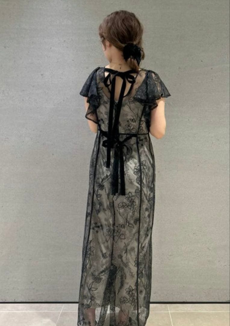 新品✴︎FRAY I.D フレイアイディー ミックスエンブロイダリーレースドレス