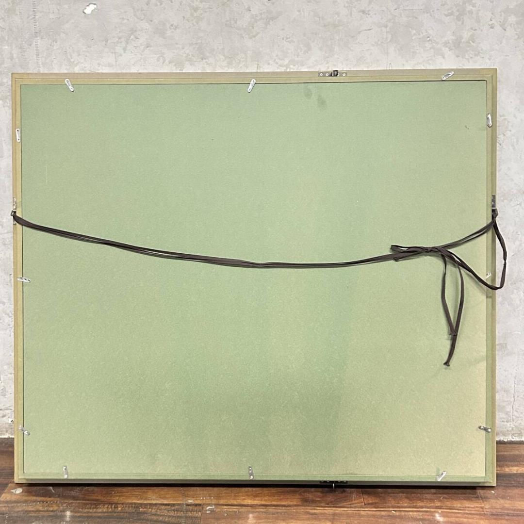 山崎修 「ラパナジル モンマルトル画」 油彩 F20 額装 在フランス実力派