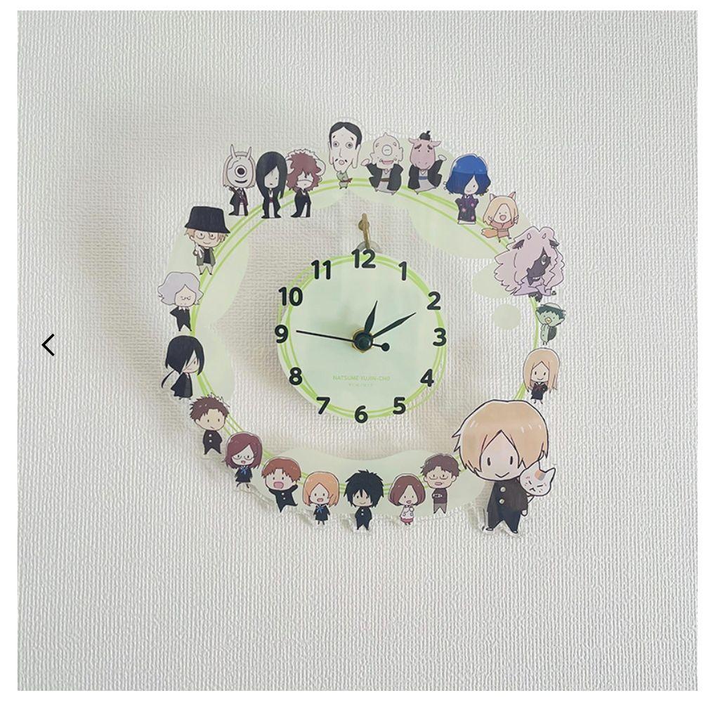 夏目友人帳　　 壁掛けアクリルクロック（なつめゆる人帳）