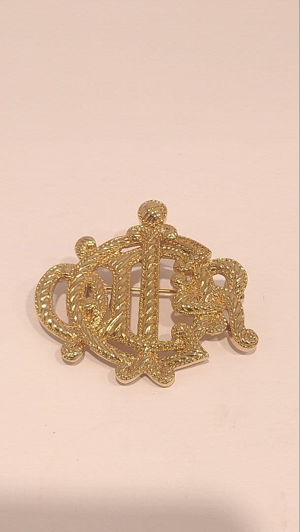 田中 野夫　Christian Dior ゴールドブローチ