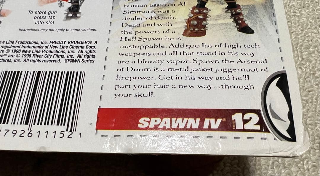スポーン シリーズ12 スポーン4 アンマスク スコープ付き 最初期 未開封