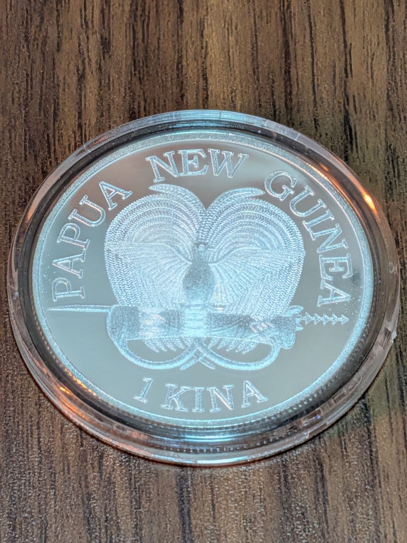 銀貨 1オンス 極楽鳥