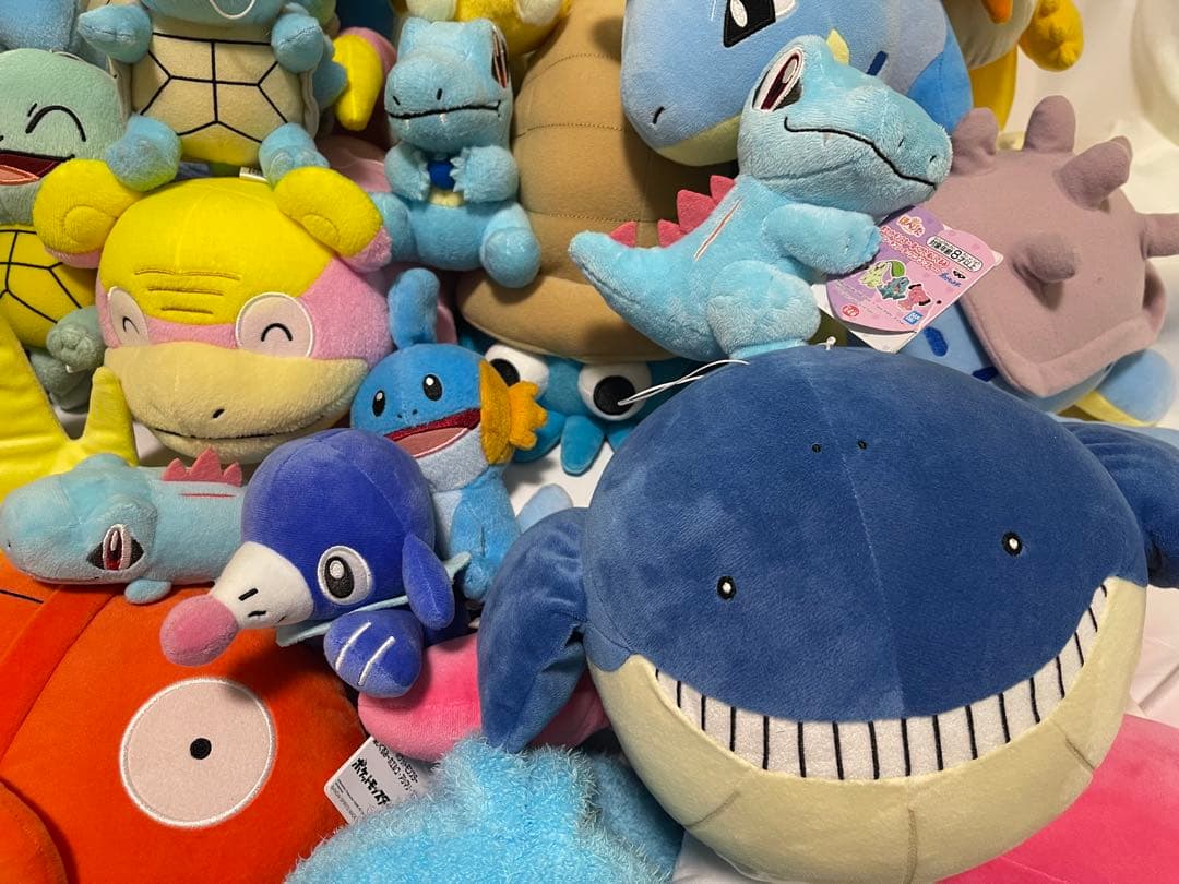 ポケモン　ぬいぐるみ　水タイプまとめ売り