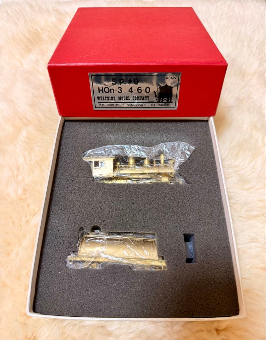 希少真鍮製日本製Westside蒸気機関車S.P.#94-6-0HOn3箱付美品