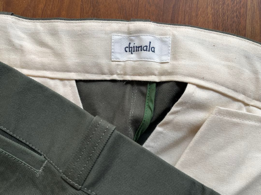 ジャーナルスタンダードluxe購入チマラchimalaミリタリーチノ34新未着用