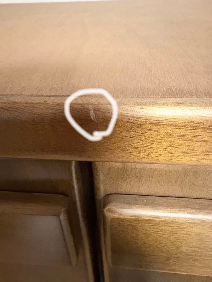 引越し処分 1/25まで｜スパニッシュ調 アンティーク タンスA 大型家具