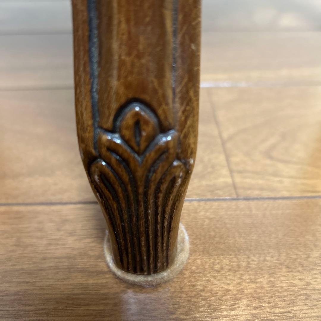 ゴブラン織調ウッドスツール