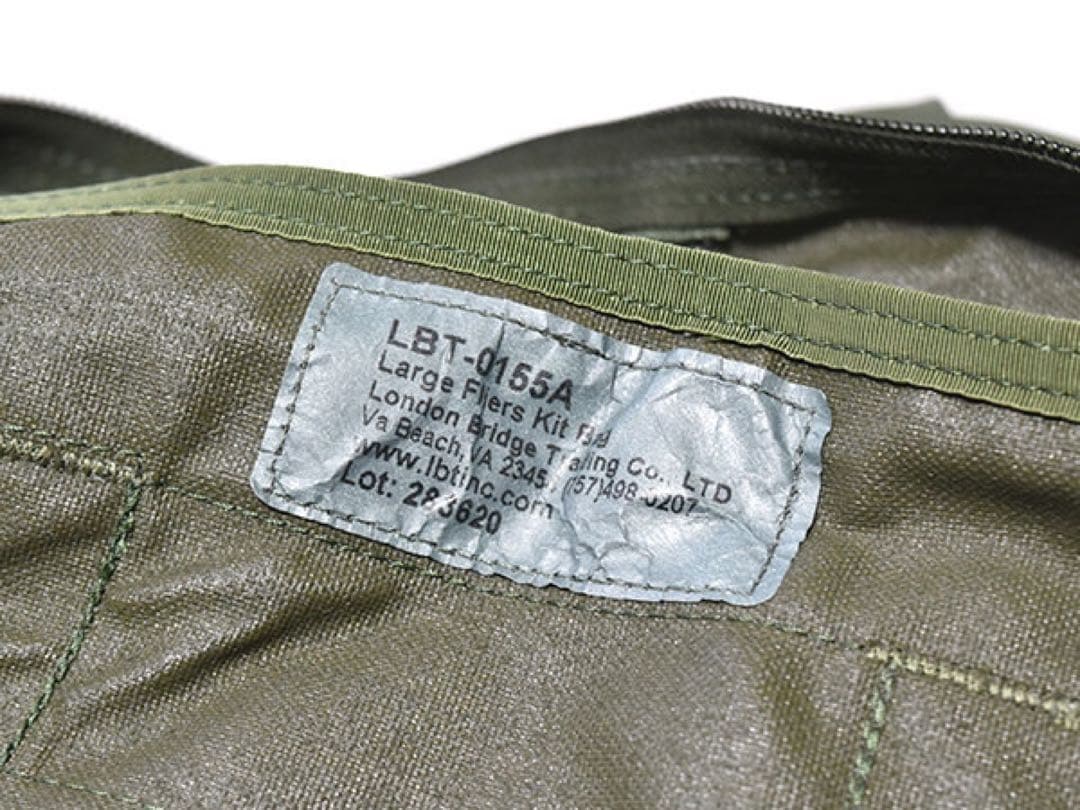 米軍放出品 LBT-0155A ラージ フライヤーズ キットバッグ ODカラー