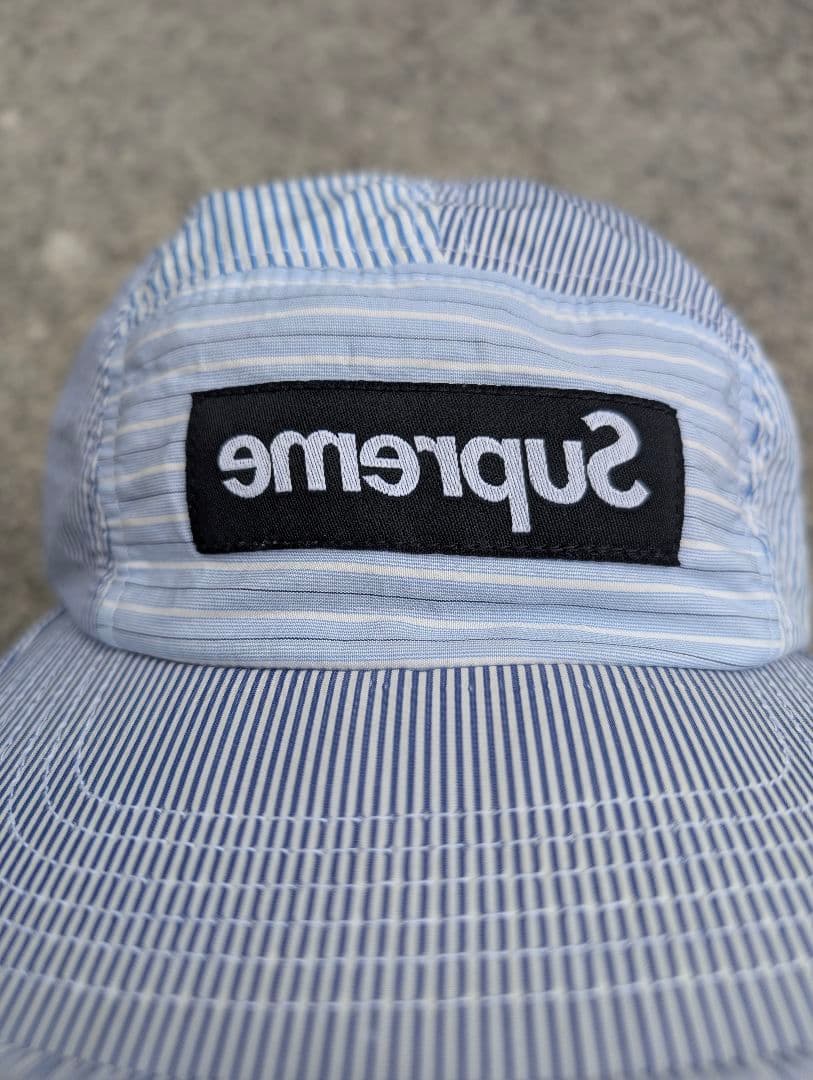 激レア！ シュプリーム コムデギャルソン コラボ ダブルネーム キャップ 帽子