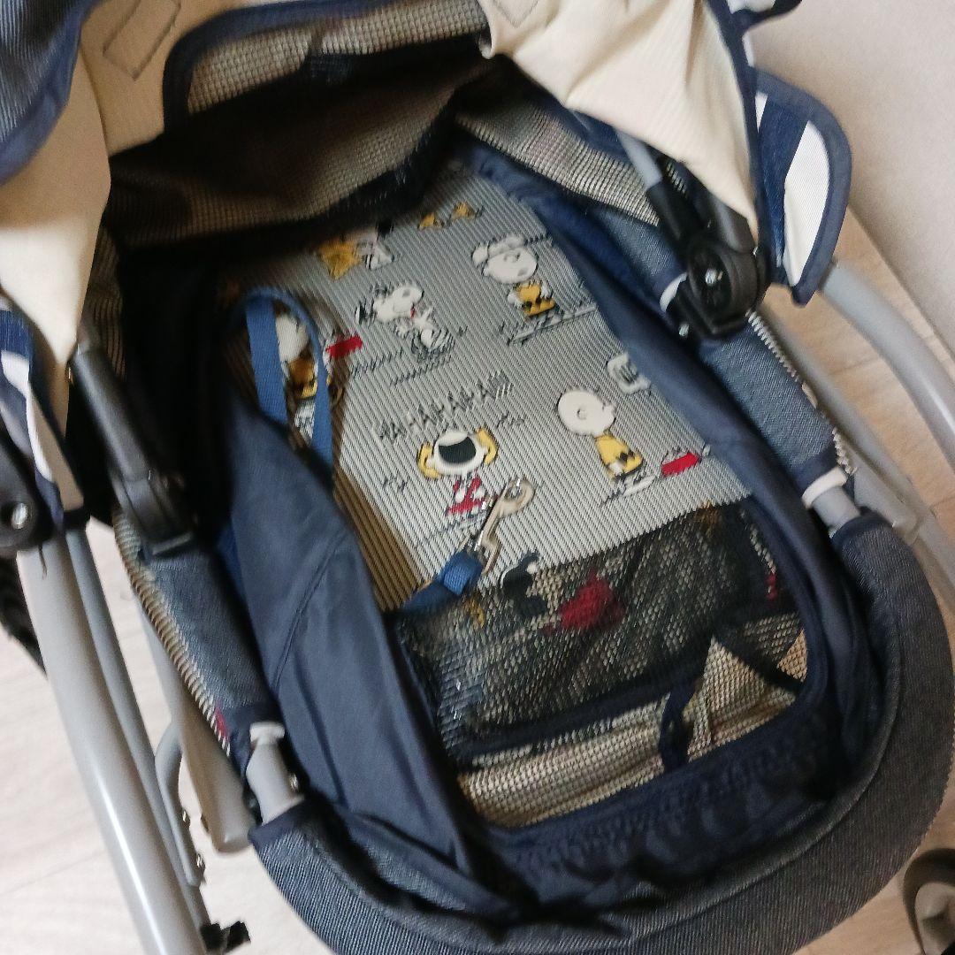 スヌーピー 柄　ペット用バギーカー　ペットカート