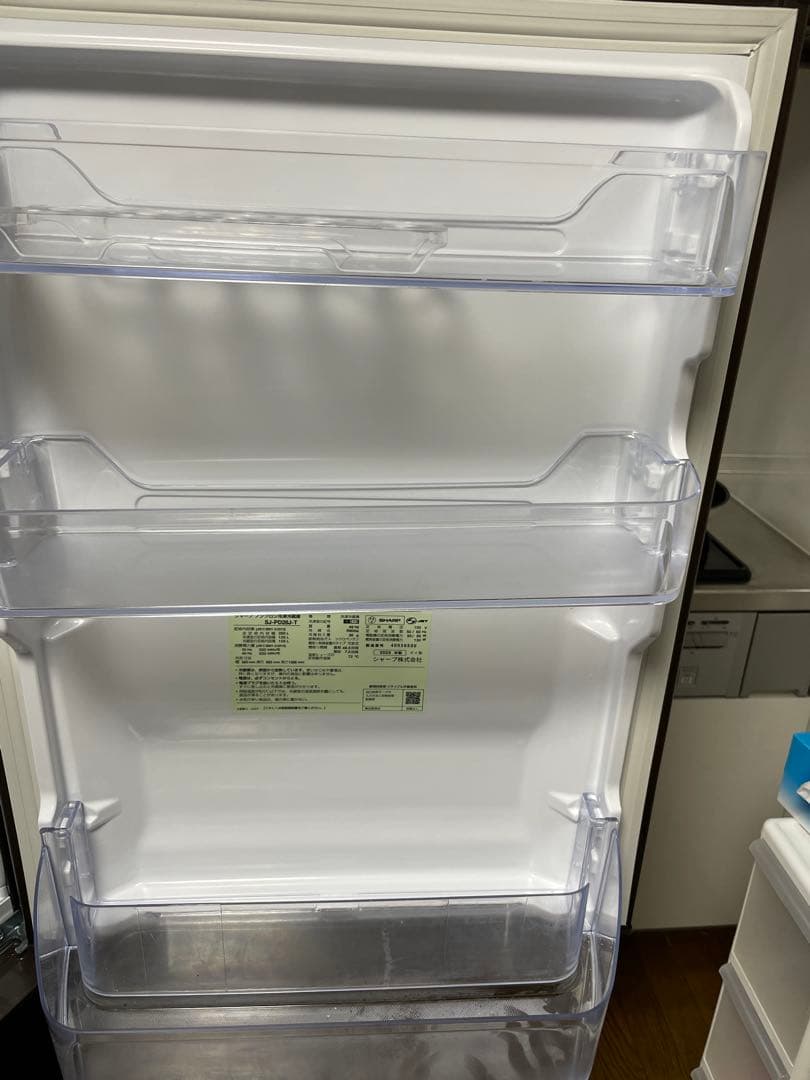 2023年製SHARP SJ-PD28J-T 冷蔵庫 280L ブラウン
