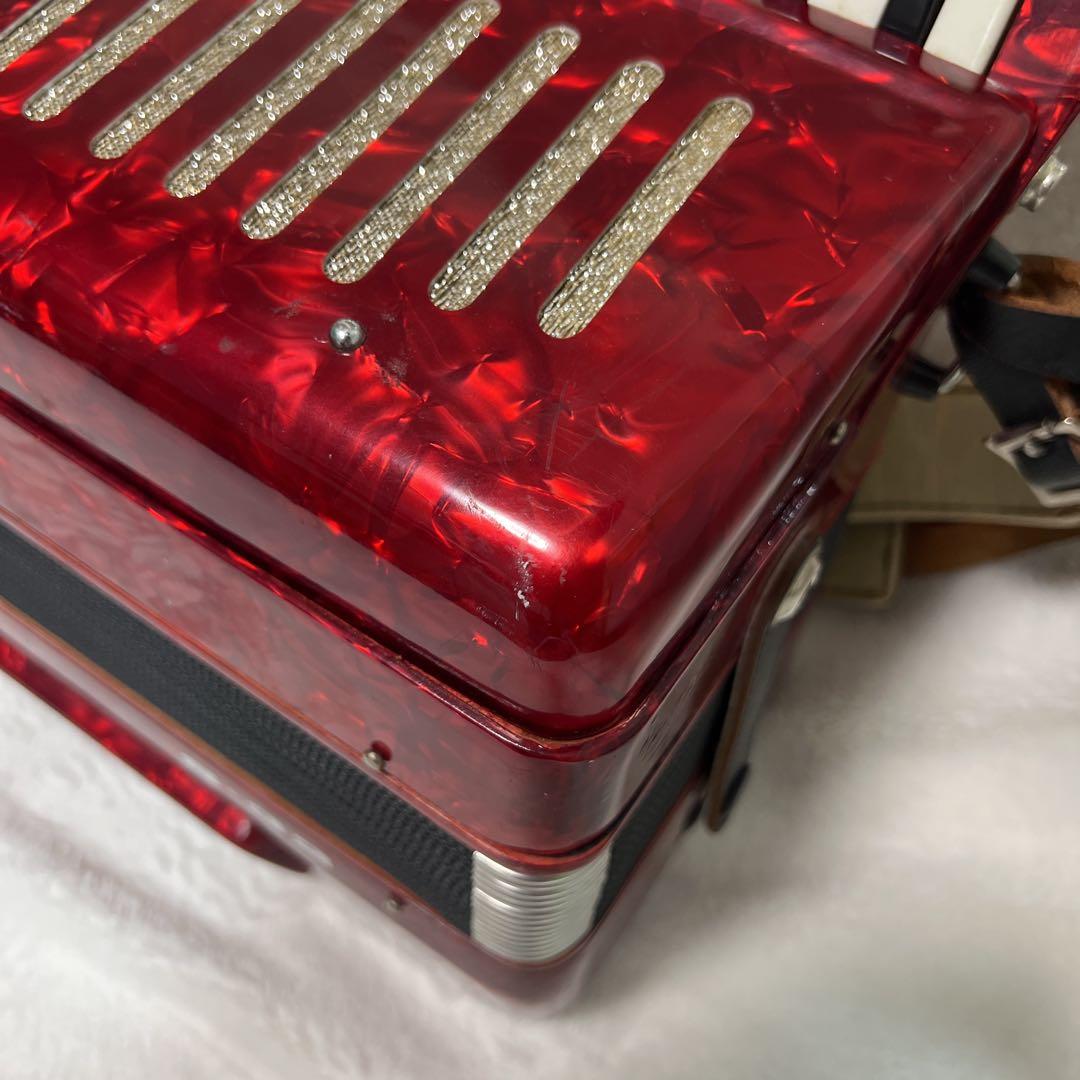 YAMAHA ヤマハ S-32 アコーディオン 赤