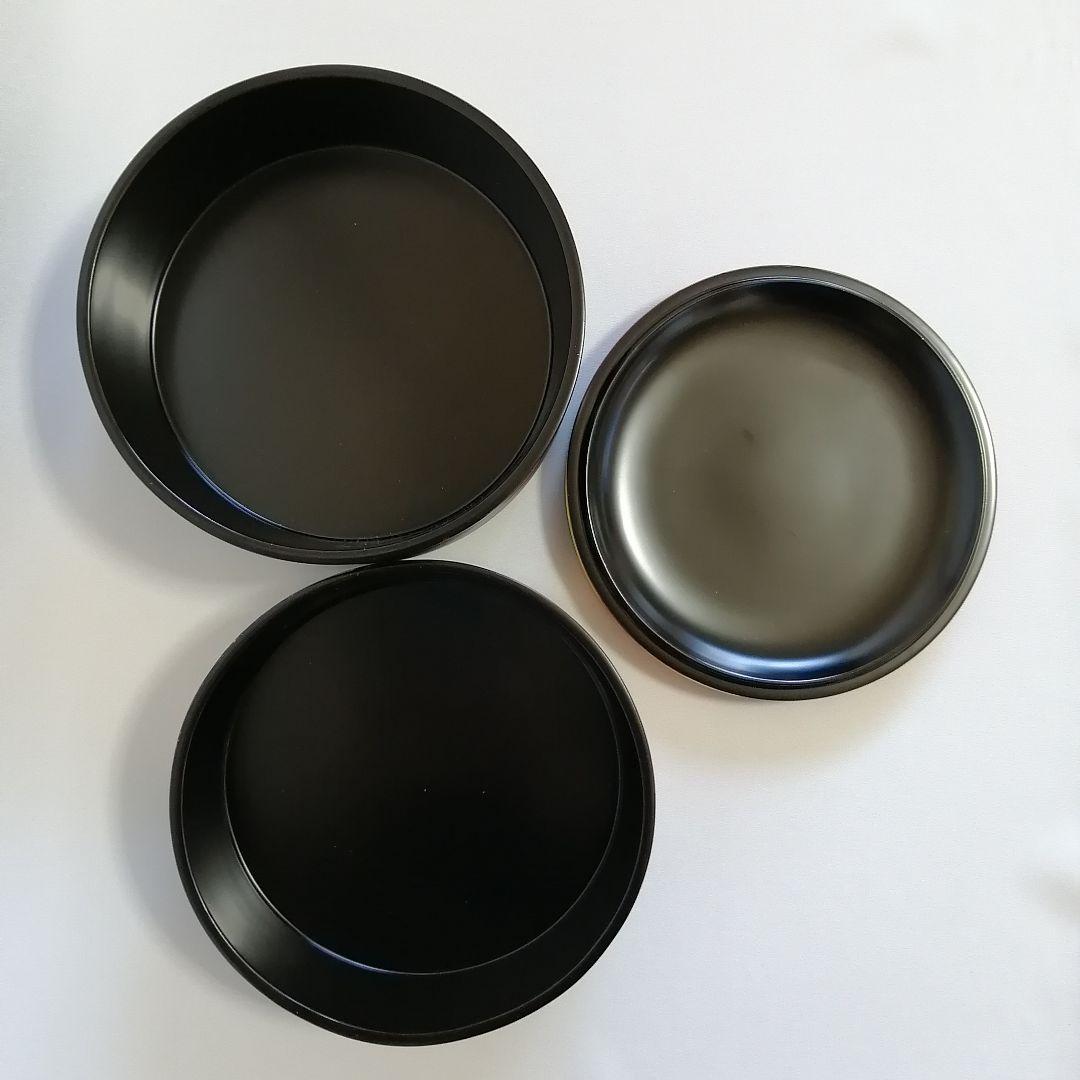 平安象彦 錦曇 木製 二段重箱 茶道具 和菓子 花見