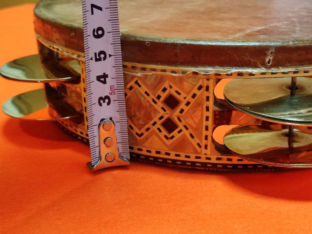 ☆アラブタンバリン レク【魚皮】 Gawharet-Elfan　エジプト製☆