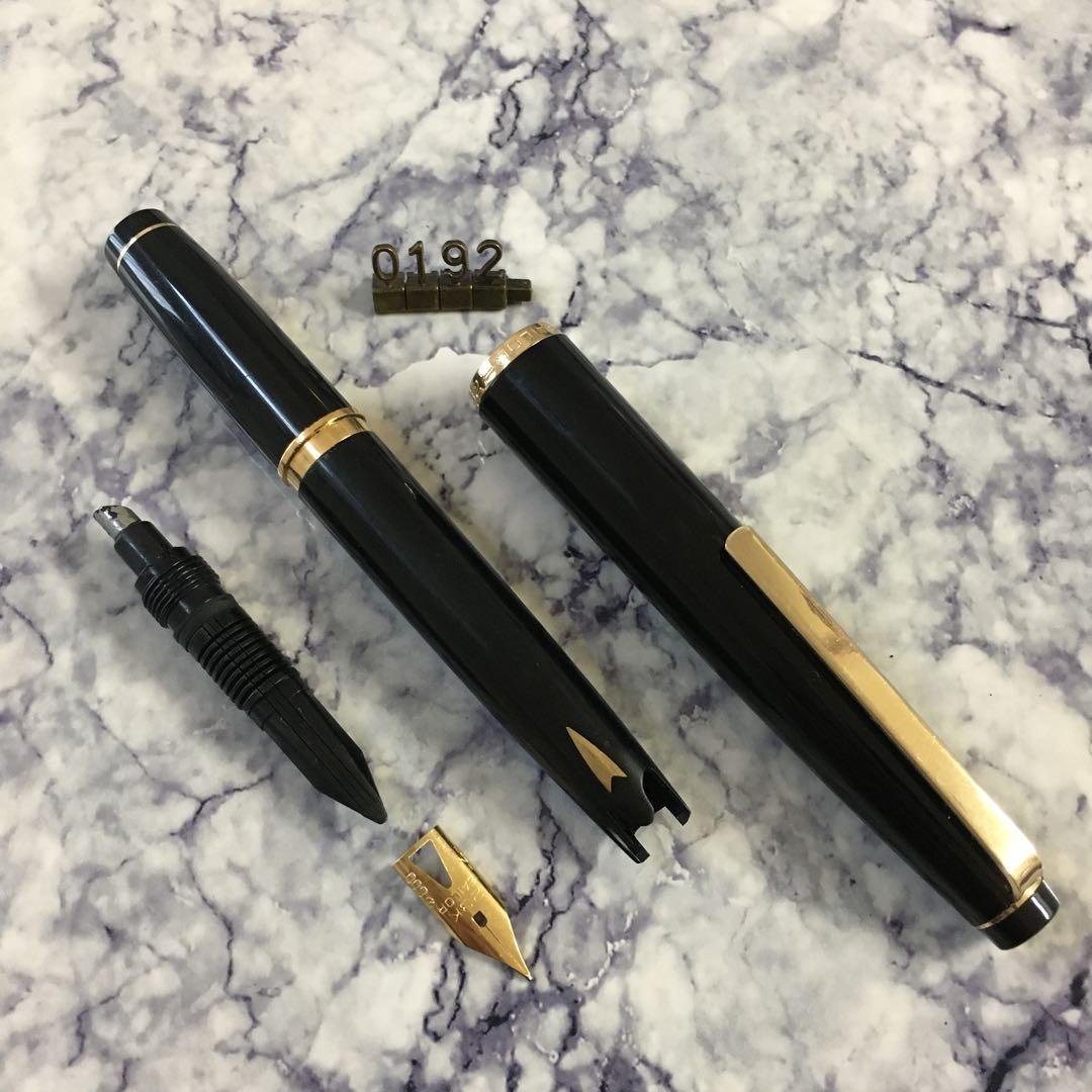 #0192 オーバーホール済み 万年筆 SAILOR ショート象嵌 23k