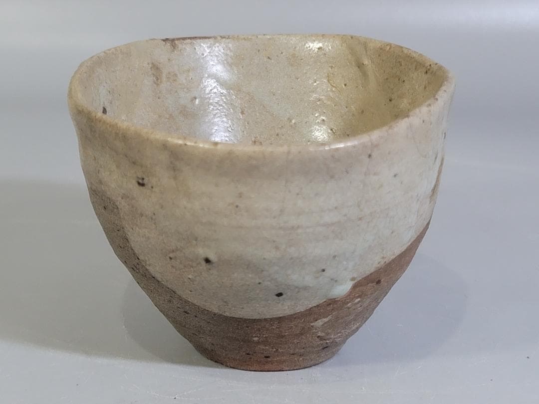 茶道具 古唐津 呼び継 茶碗 桃山時代 古美術 DT438