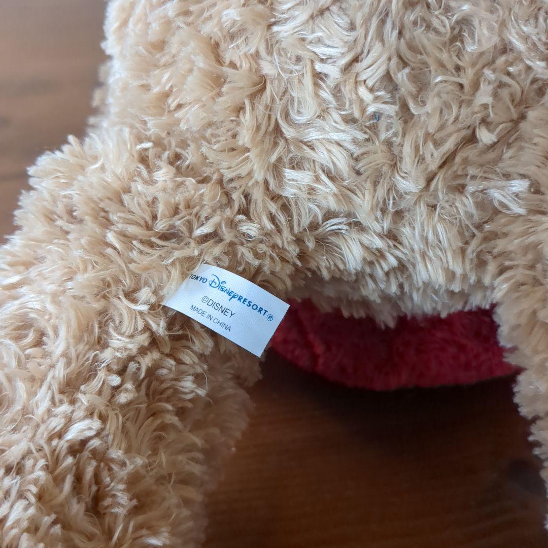 希少　白タグ　ハグミーディズニーベア2個　ハート型クッション付き