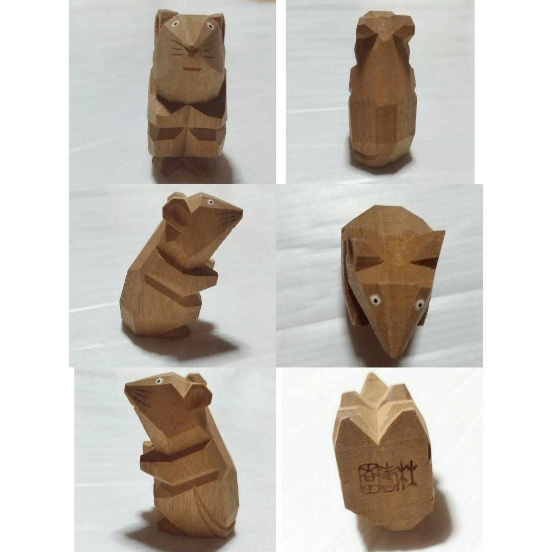 大林杜寿園　奈良一刀彫　干支　十二支セット　小サイズ　※現行品ではございません。