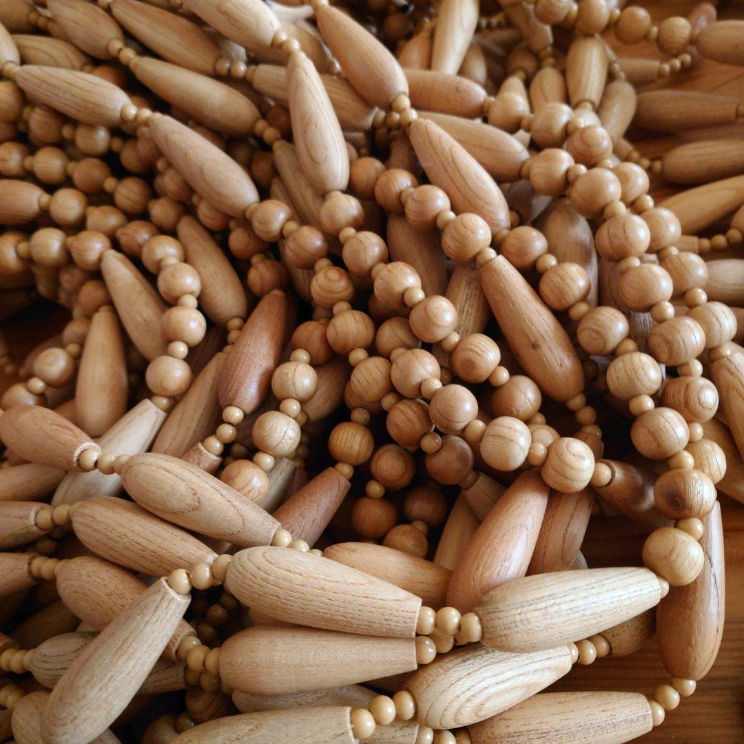 川島セルコン　昭和レトロ　珠暖簾　玉のれん　ロング