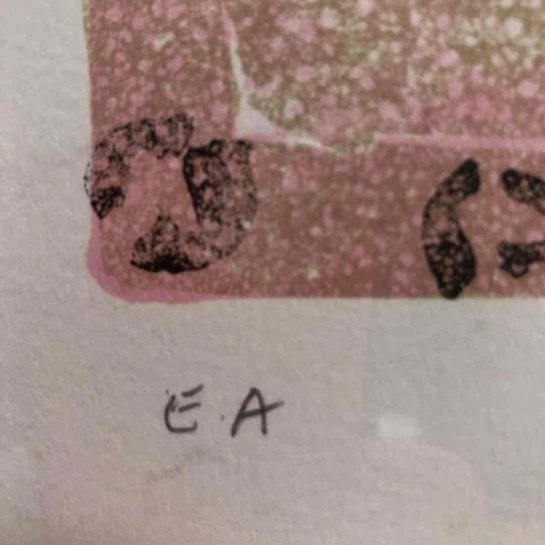 アイズピリ　絵画　アンティーク　骨董　希少　花　風水　運気