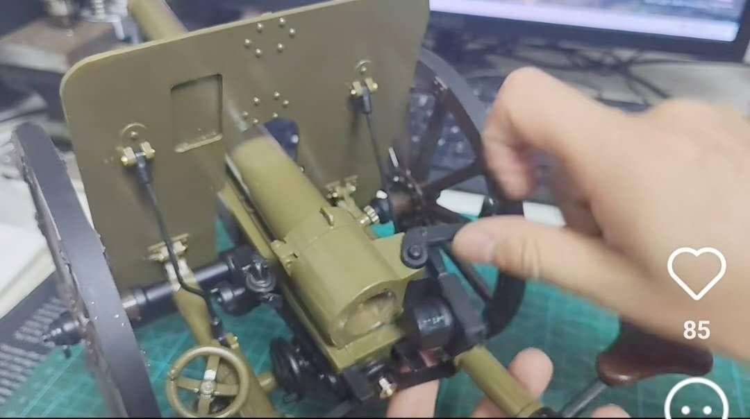 1/6スケール　手作　四一式山砲　模型　新品