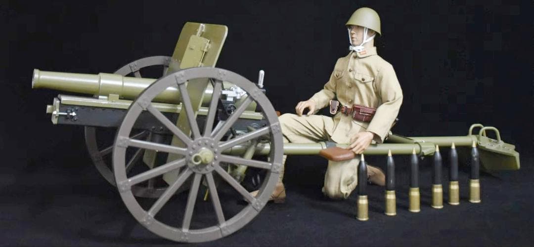 1/6スケール　手作　四一式山砲　模型　新品