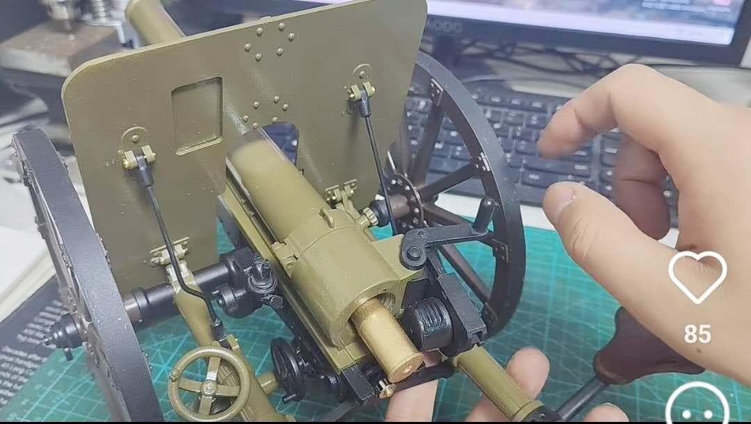 1/6スケール　手作　四一式山砲　模型　新品