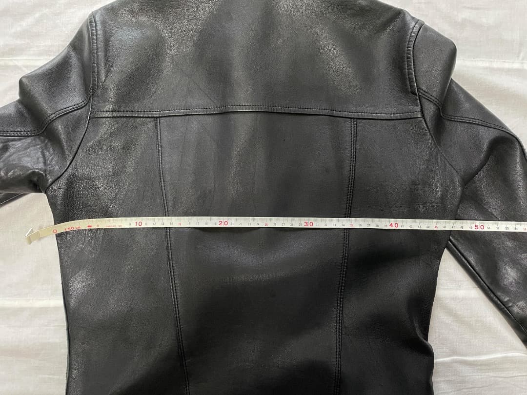 ナノユニバース シープスキン 羊革 シングス ライダースジャケット