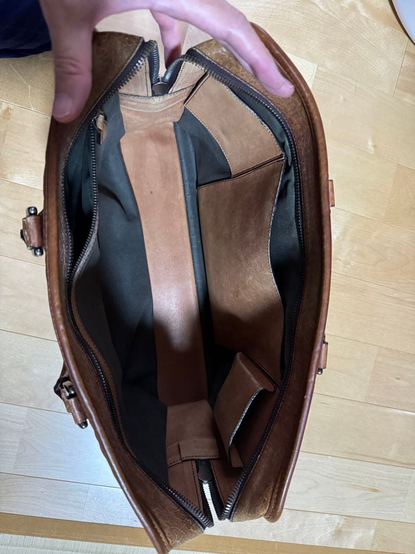 【ベルルッティ Berluti】 アンジュール　特注クロコ型押しパティーヌ