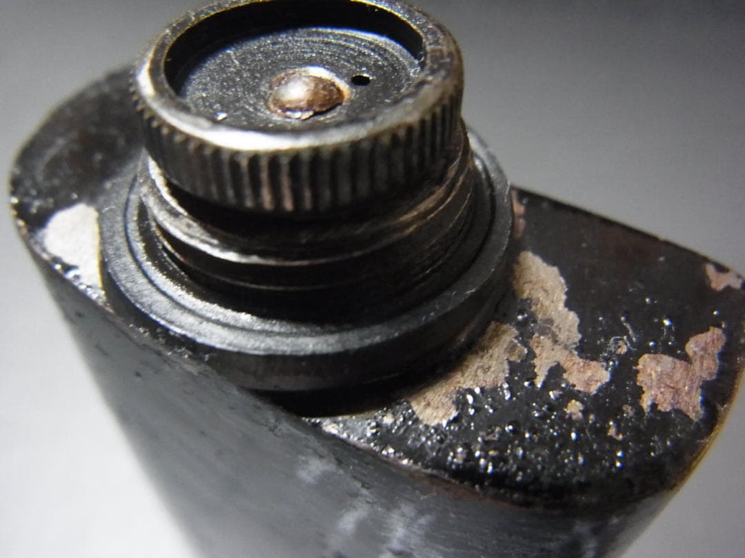 実物　希少な二重蓋！　陸軍　小銃用油壺　オイル缶　三八式歩兵銃