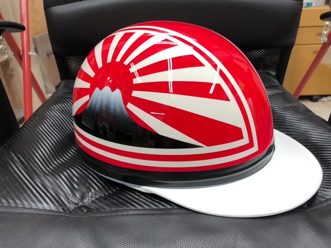 コルク半　カスタム　富士日章　三つボタン　赤白　文字なし　高級クリヤ送料無料