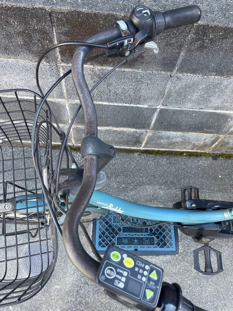 ジャンクYamaha PAS Babby 電動アシスト自転車 チャイルドシート付