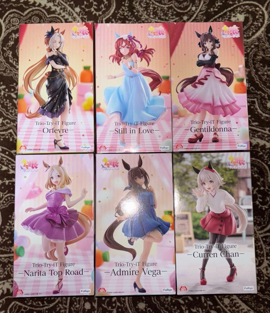 ウマ娘 trio try it figure ラウンドワン限定 6種 セット