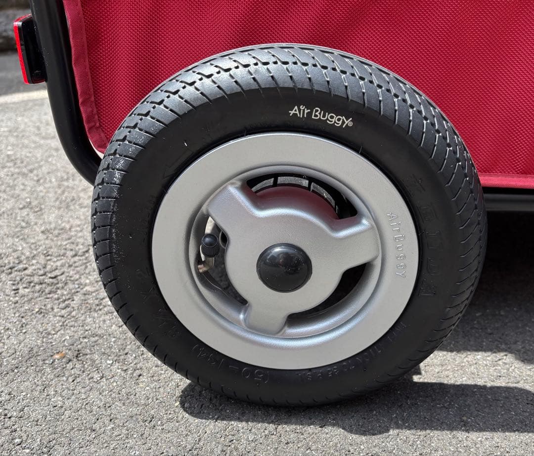 赤いペットカート　エアバギー　AirBuggy トゥインクル