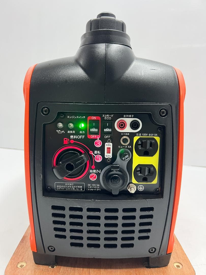 KOSHIN 工進 インバーター発電機 GV-9i ♪ 動作良好♪ 81K2