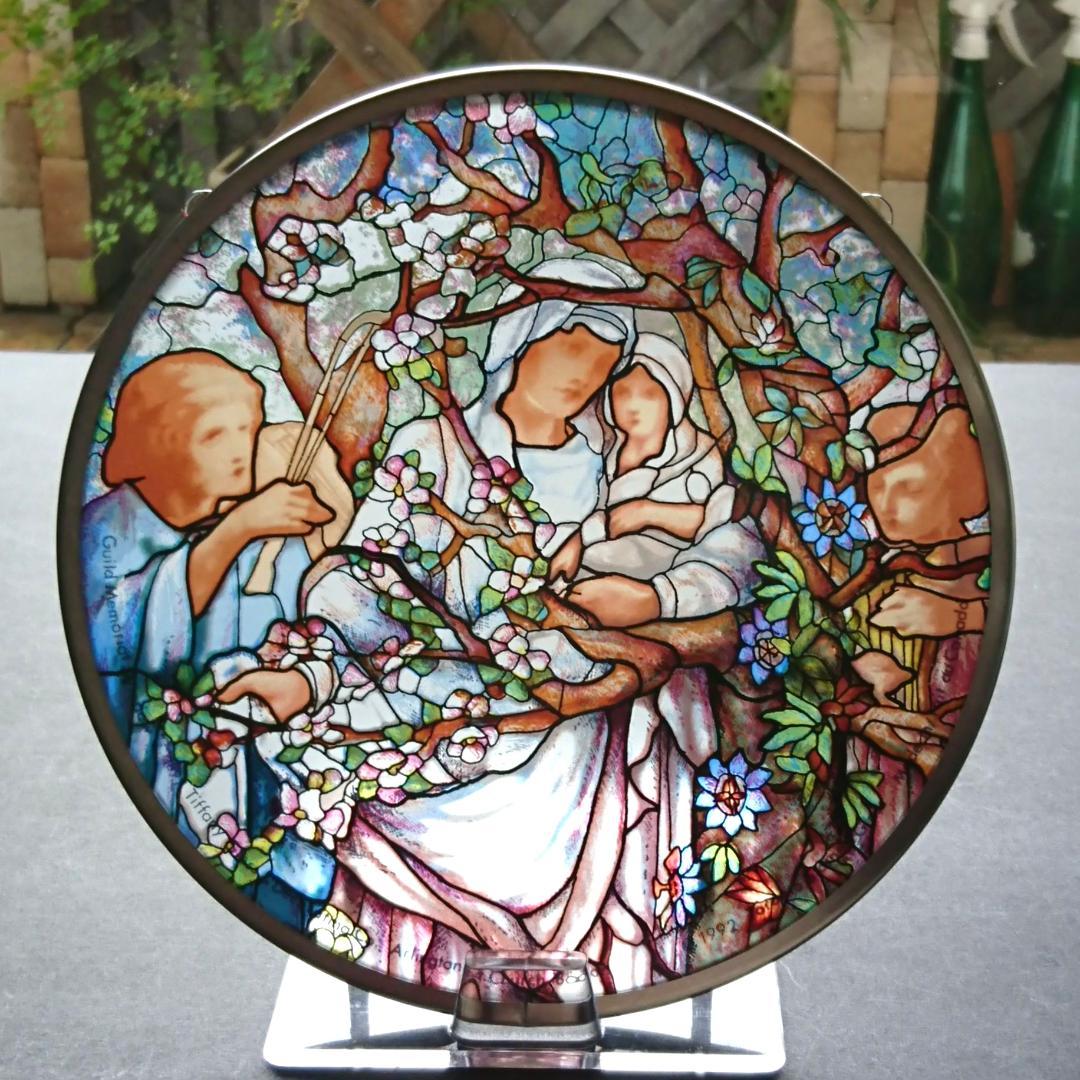 ルイスCティファニー ステンドグラスMadonna of the Flowers