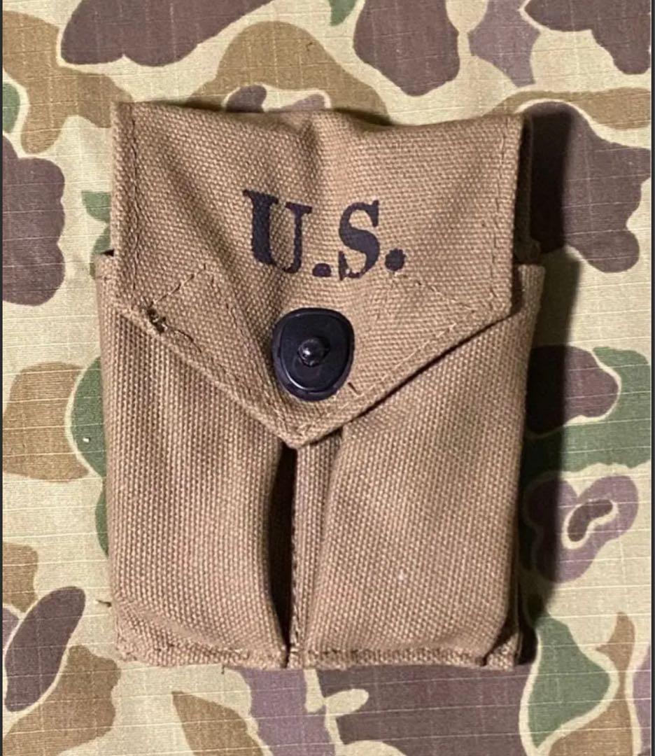 WWⅡ 米軍 ガバメント用ホルスター、マガジンポーチ、ピストルベルトの3点セット
