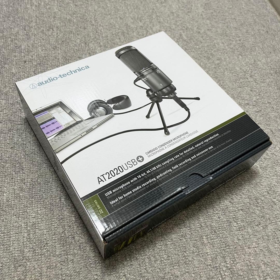 【美品】audio-technica AT2020USB+ コンデンサーマイク