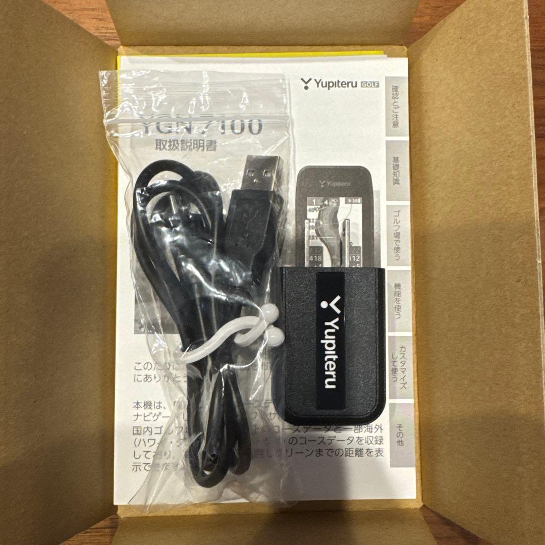 ユピテル(YUPITERU) GPS ゴルフナビ YGN7100 未使用品に近い