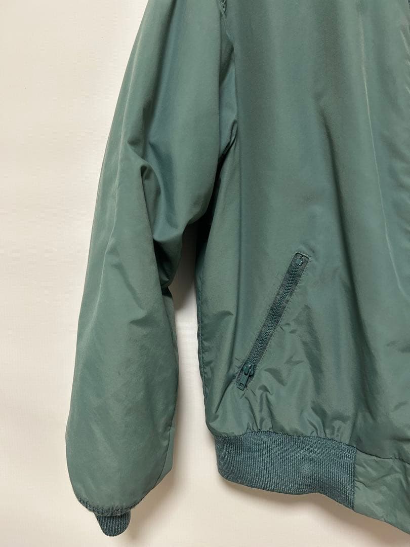 80's LLBean ウォームアップジャケット　希少カラー　裏地柄フリース