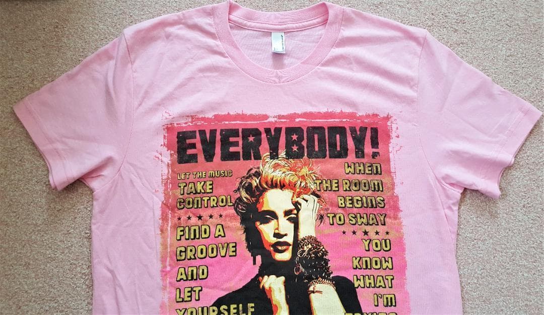 マドンナ 　Celebration - EVERYBODY!　貴重 Tシャツ
