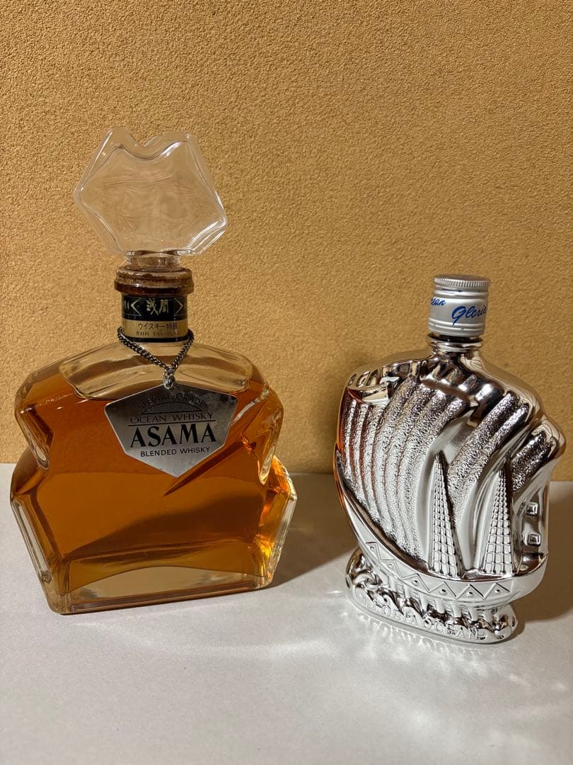 ⭐︎古酒セット⭐︎ 浅間-ASAMA- &グロリアオーシャン シルバー シップボトル