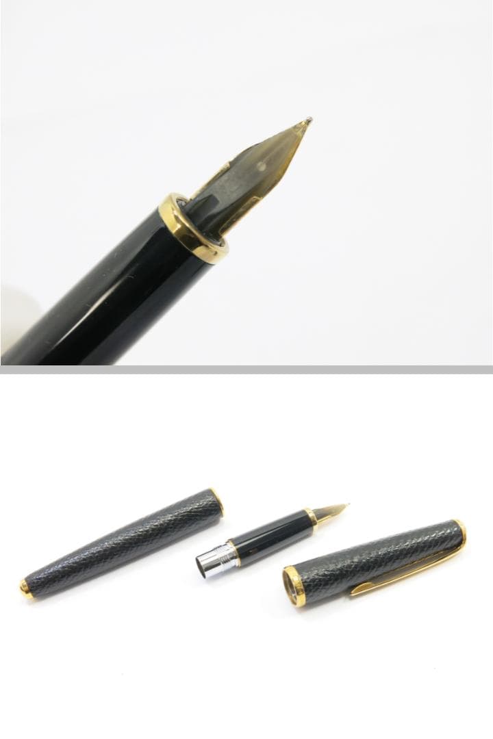 未使用　プラチナ　万年筆　ペン先14K　黒　PLATINUM　18710913