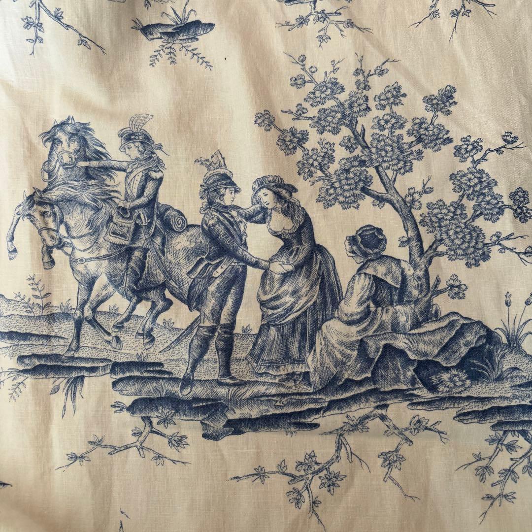 フランスアンティーク トワルドジュイ カーテン ファブリック