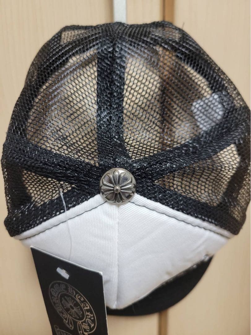 Chrome Hearts トラッカーキャップ ホワイト/ブラック